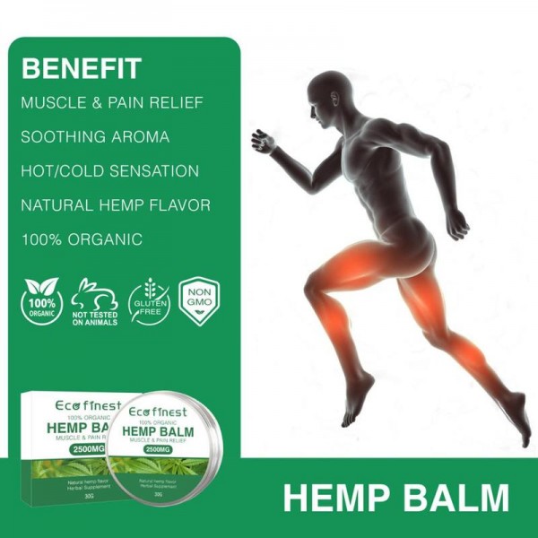 ECO finest Natural CBD Oil Hemp Balm 2500MG free shipping