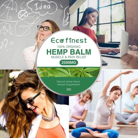 Original ECO finest Natural CBD Oil Hemp Balm 2500MG free shipping