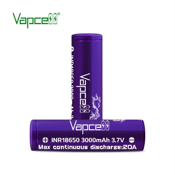 Original Vapcell INR Vape Cell Batteries 18650 3000mah 20A free shipping