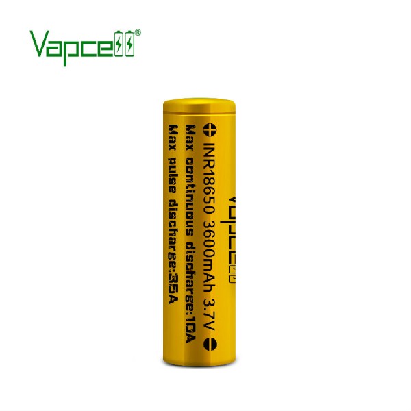 Original Vapcell 18650 Vape battery Cell 3600mah 10A free shipping