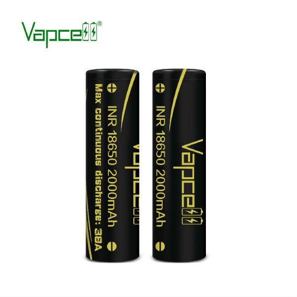 Original VapCell Vape 18650 Battery Cell 2000mAh 38A free shipping