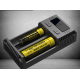 Nitcore new i2 Dual Intelligent Multifunction Ecig 18650 Battery Charger With Dual Slot  (free shipping)