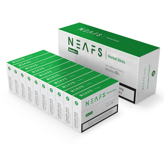 Original NEAFS Heat Sticks E-Herbal Heets Herbal Sticks 200 PCS/Carton for IQOS and Other Heat Not Burn Tobacco Heating Smokeless Device (free shipping)