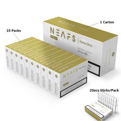 Original NEAFS Heat Sticks E-Herbal Heets Herbal Sticks 200 PCS/Carton for IQOS and Other Heat Not Burn Tobacco Heating Smokeless Device (free shipping)