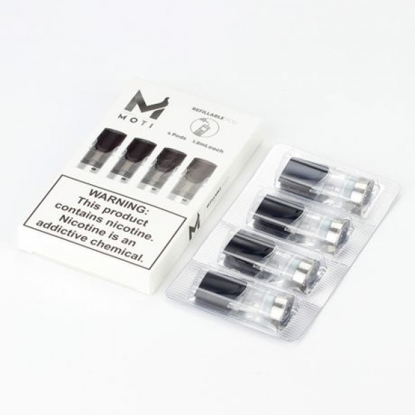 MOTI Replacement Refillable Pod Cartridge 1.8ml 4pcs