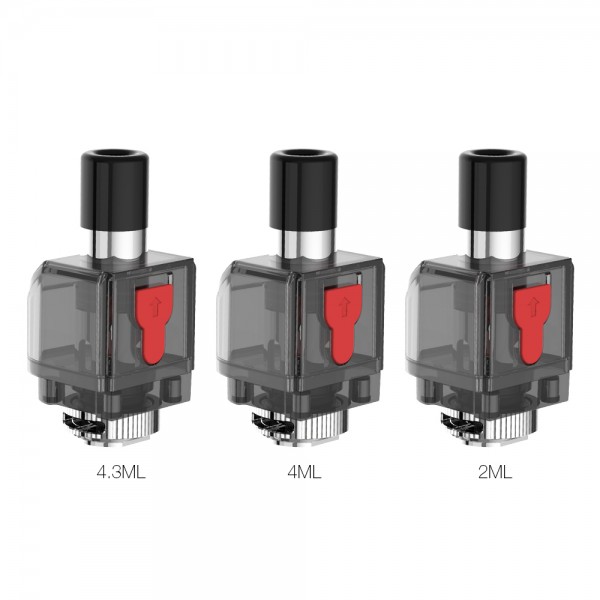 SMOK Fetch Pro Replacement Empty Pod Cartridge 2ml/4ml/4.3ml 3pcs