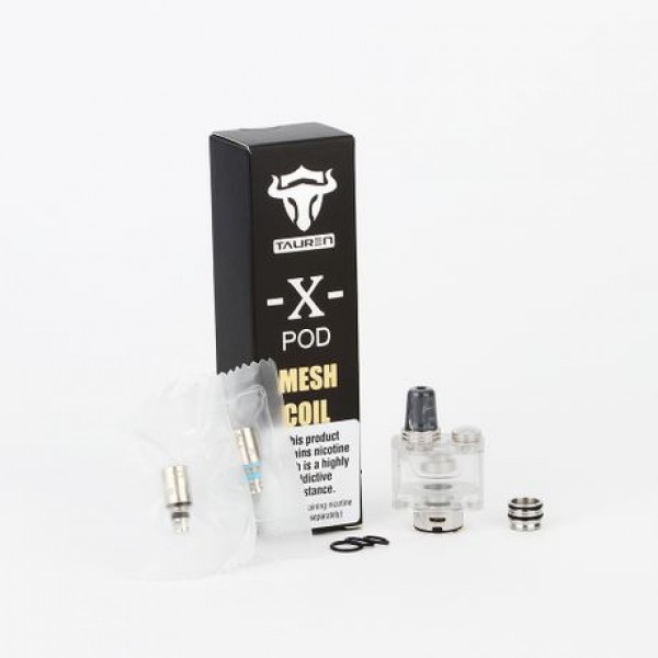 THC Tauren X Replacement Pod Cartridge 2ml free shipping