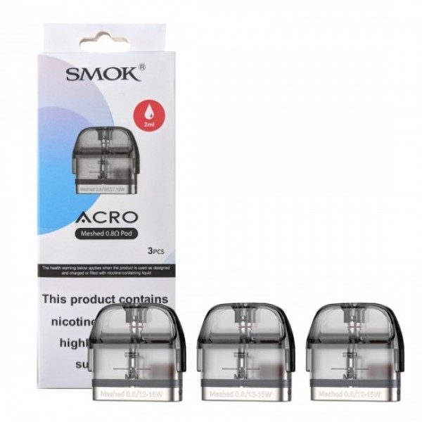 SMOK ACRO Replacement Vape Pod Cartridge 3pcs free shipping