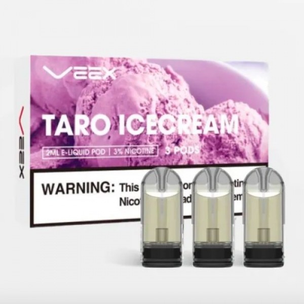 VEEX V4 Transparent Pre-filled Closed Vape Pod Cartridges 2ml 3pcs/Pack free shipping