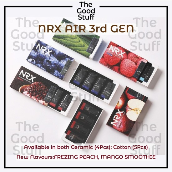 Nrx Air Pre-filled Vape Pod Cartridge 4pcs free shipping