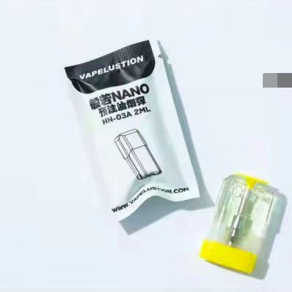 Original Vapelustion Hannya Nano Pre-filled Vape Pod Cartridge 3pcs free shipping