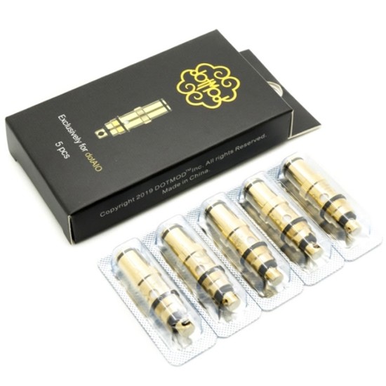 Original Dotmod DOTAIO Vape Replacement Coils 5 pcs free shipping