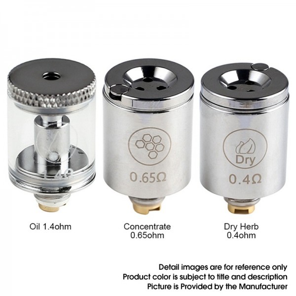 LTQ Vapor CURER Replacement Coils (3pcs/pack)  including Oil Coil, Dry herb Coil, Concentrate Wax Coil Optional free shipping