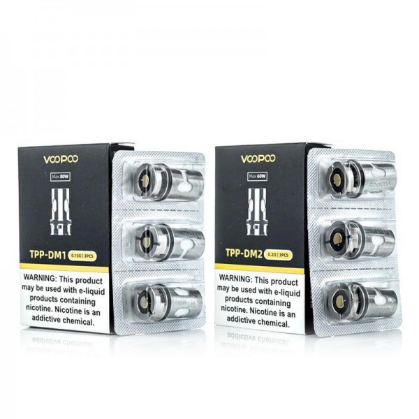 Original VOOPOO TPP Replacement Vape Mesh Coil 3 pcs free shipping