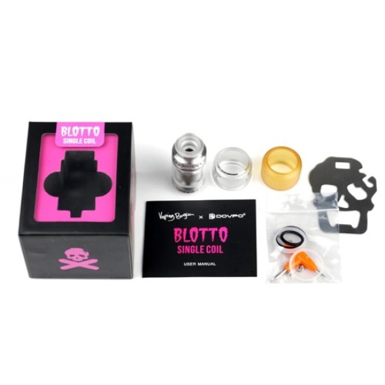 Original DOVPO & Vaping Bogan Blotto Single Coil RTA (free shipping)