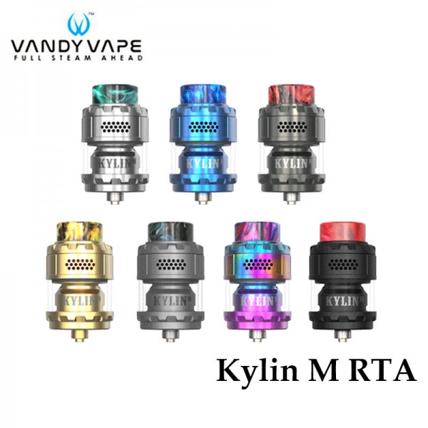 Original Vandy Vape Kylin M RTA Rebuildable Tank 3ml/4.5ml 24mm free shipping