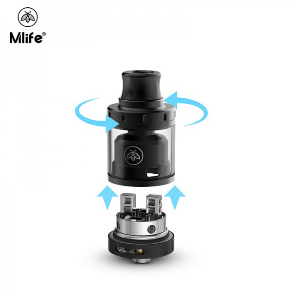 Original Mlife Wolf Warriors Mini RTA Tank 2ML free shipping