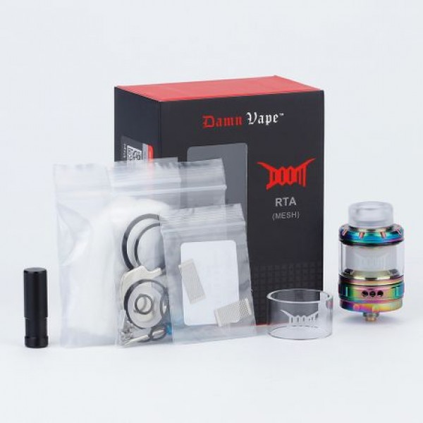 Original Damn Vape DOOM Mesh RTA 4ml free shipping