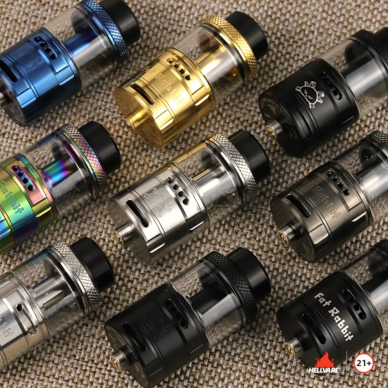 Original Hellvape Fat Rabbit Solo RTA 25mm 4.5ml free shipping