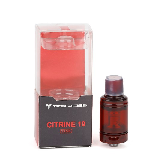 Original Tesla Citrine 19 Sub Ohm Tank 1.8ml free shipping