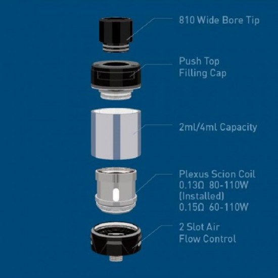 Original Innokin Proton Plex Subohm Tank 2ml/4ml free shipping