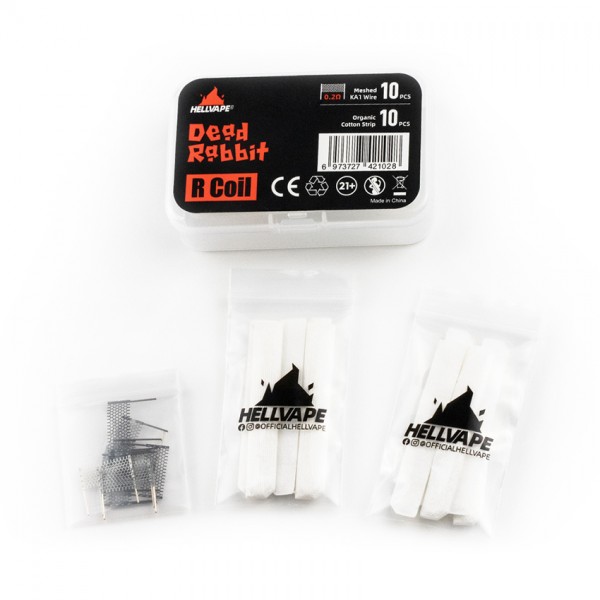 Original Hellvape Dead Rabbit R Tank Coil 10pcs/Pack free shipping