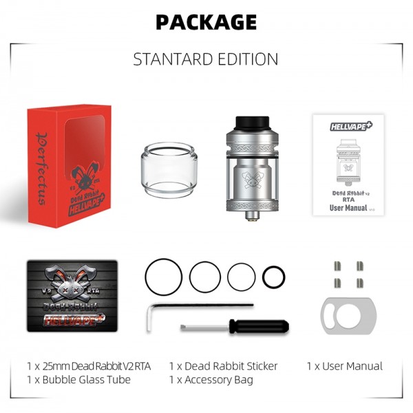 Original Hellvape Dead Rabbit V2 RTA free shipping