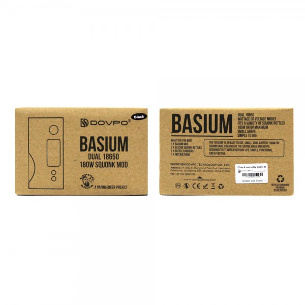 Original 180W DOVPO Basium VV Squonk Box MOD free shipping