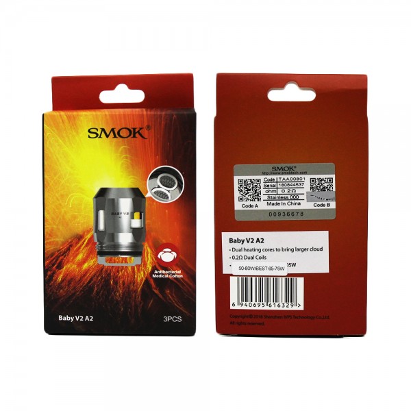 SMOK TFV8 Baby V2 Replacement Coil 3pcs free shipping