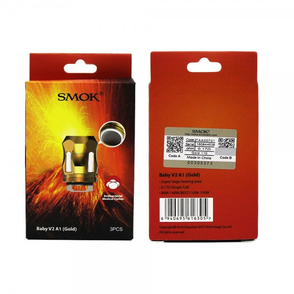 SMOK TFV8 Baby V2 Replacement Coil 3pcs free shipping