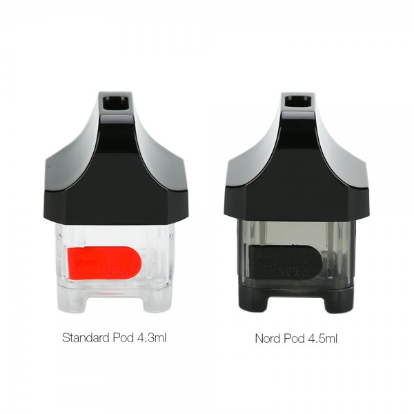 SMOK RPM 40 Empty Pod Cartridge 2ml/4.3ml/4.5ml 3pcs free shipping