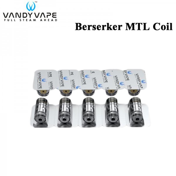 Vandy Vape Berserker MTL Replacement Coil 5pcs free shipping