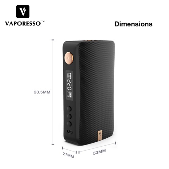 Original 220W Vaporesso GEN Electronic Cigarette Vaporizer Box Mod free shipping