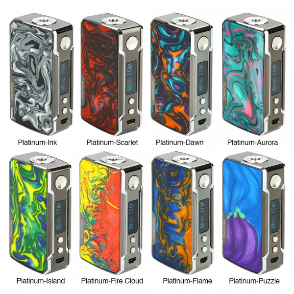 Original 177W VOOPOO Drag 2 Platinum TC Box MOD free shipping