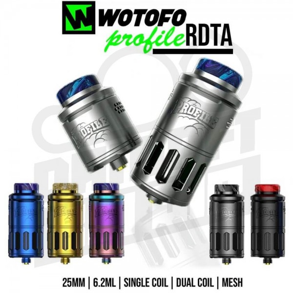 Original Wotofo Profile RDTA 6.2ml free shipping