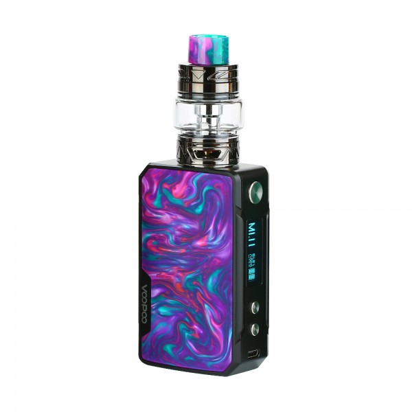 Original 117W VOOPOO Drag Mini Box Mod TC Kit 4400mAh with UFORCE T2 Tank free shipping