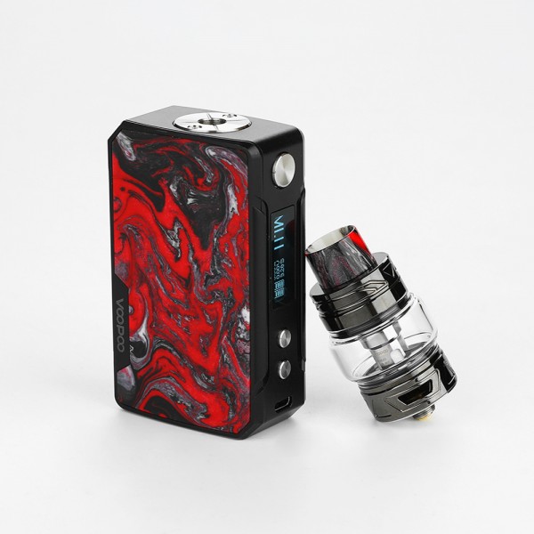 Original 117W VOOPOO Drag Mini Box Mod TC Kit 4400mAh with UFORCE T2 Tank free shipping