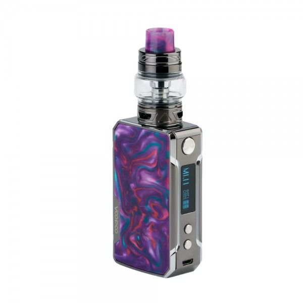 Original 117W VOOPOO Drag Mini Platinum Edition TC Box Mod Kit 4400 mAh with UFORCE T2 Tank free shipping