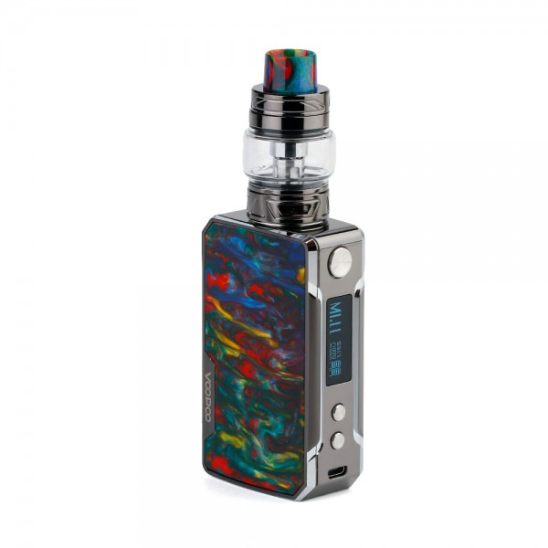 Original 117W VOOPOO Drag Mini Platinum Edition TC Box Mod Kit 4400 mAh with UFORCE T2 Tank free shipping