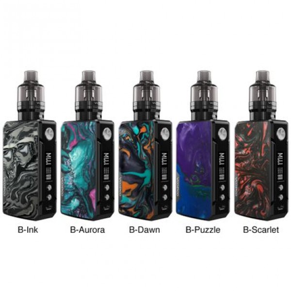 Original 177W VOOPOO Drag 2 Refresh TC Box Mod Starter Kit with PNP Tank free shipping