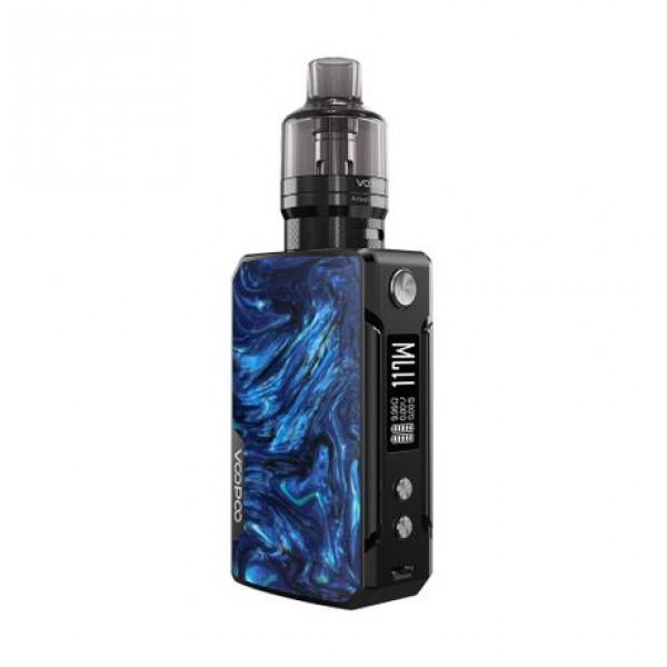 Original 117W VOOPOO Drag Mini Refresh Edition TC Box Mod Starter Kit With PNP Tank 4400mAh free shipping