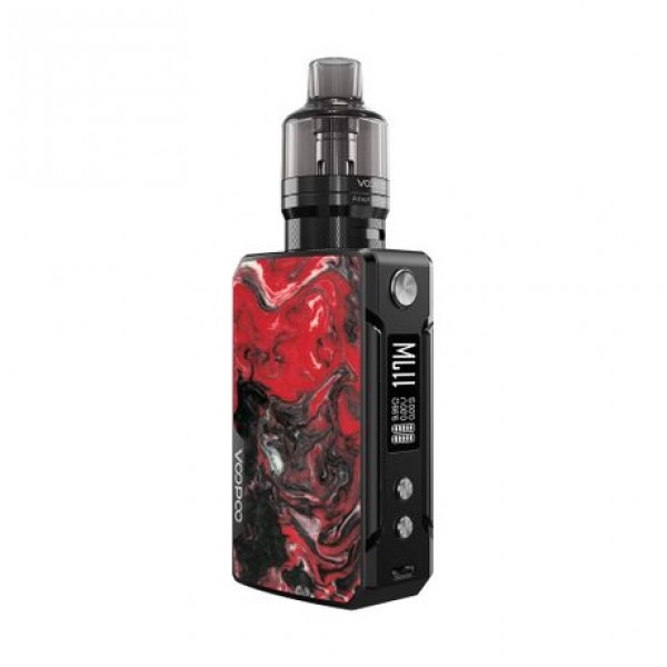 Original 117W VOOPOO Drag Mini Refresh Edition TC Box Mod Starter Kit With PNP Tank 4400mAh free shipping