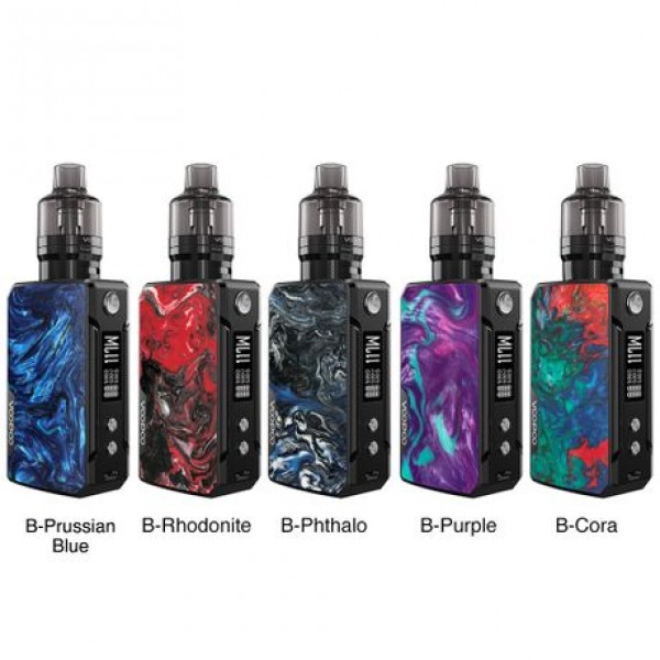 Original 117W VOOPOO Drag Mini Refresh Edition TC Box Mod Starter Kit With PNP Tank 4400mAh free shipping