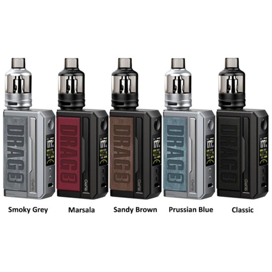 Original 177W VOOPOO Drag 3 Box Mod Starter Kit free shipping