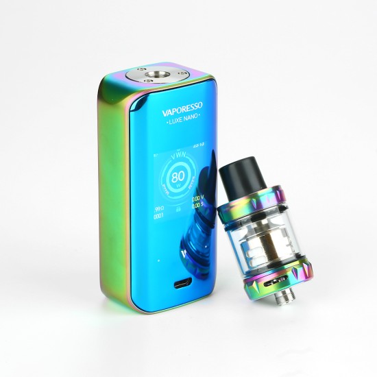 Original 80W Vaporesso Luxe Nano Touch Screen TC Box Mod Kit 2500mAh free shipping