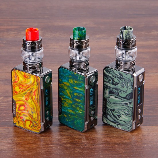 Original 117W VOOPOO Drag Mini Platinum Edition TC Box Mod Kit 4400 mAh with UFORCE T2 Tank free shipping