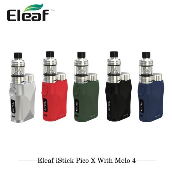 Eleaf iStick Pico X Box Mods Kits Without Battery Cell And With MELO 4 free shipping