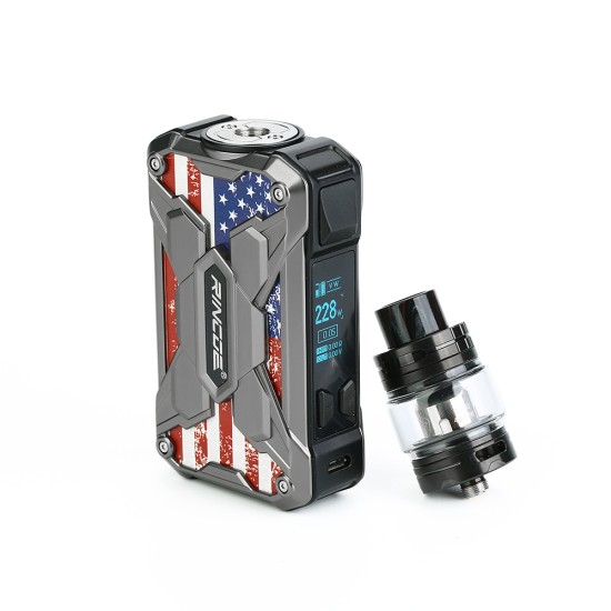 Original 228W Rincoe Mechman TC Kit with Mesh Tank free shipping