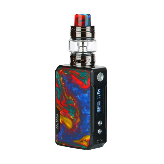 Original 117W VOOPOO Drag Mini Box Mod TC Kit 4400mAh with UFORCE T2 Tank free shipping