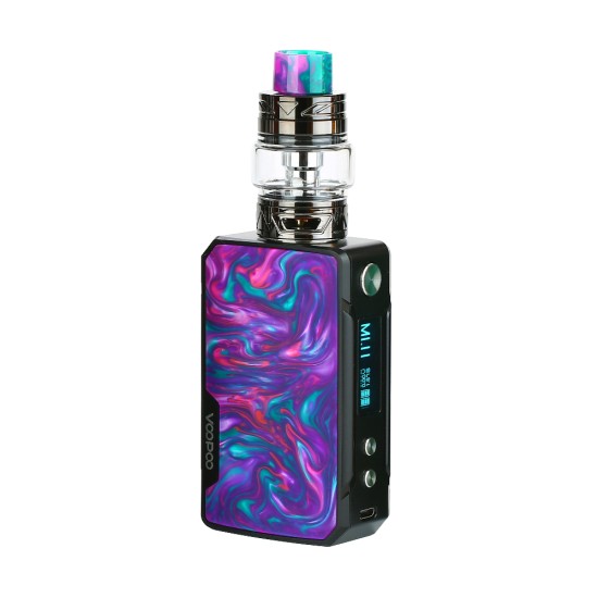 Original 117W VOOPOO Drag Mini Box Mod TC Kit 4400mAh with UFORCE T2 Tank free shipping